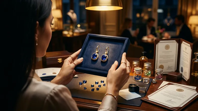Boucles d'oreilles saphir de Ceylan : guide d'achat
