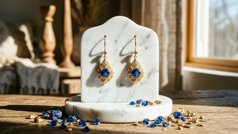Boucle d'oreille saphir et or : guide pour bien choisir