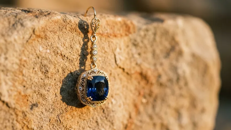 Boucle d'oreille saphir pendante : comment choisir ?